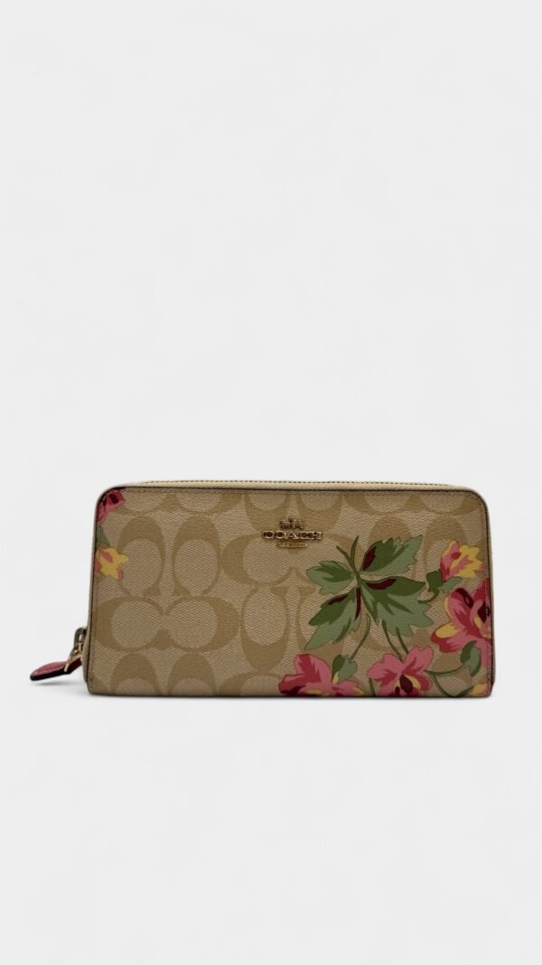 COACH - WALLET ZIP AROUND FLORAL - Image 2